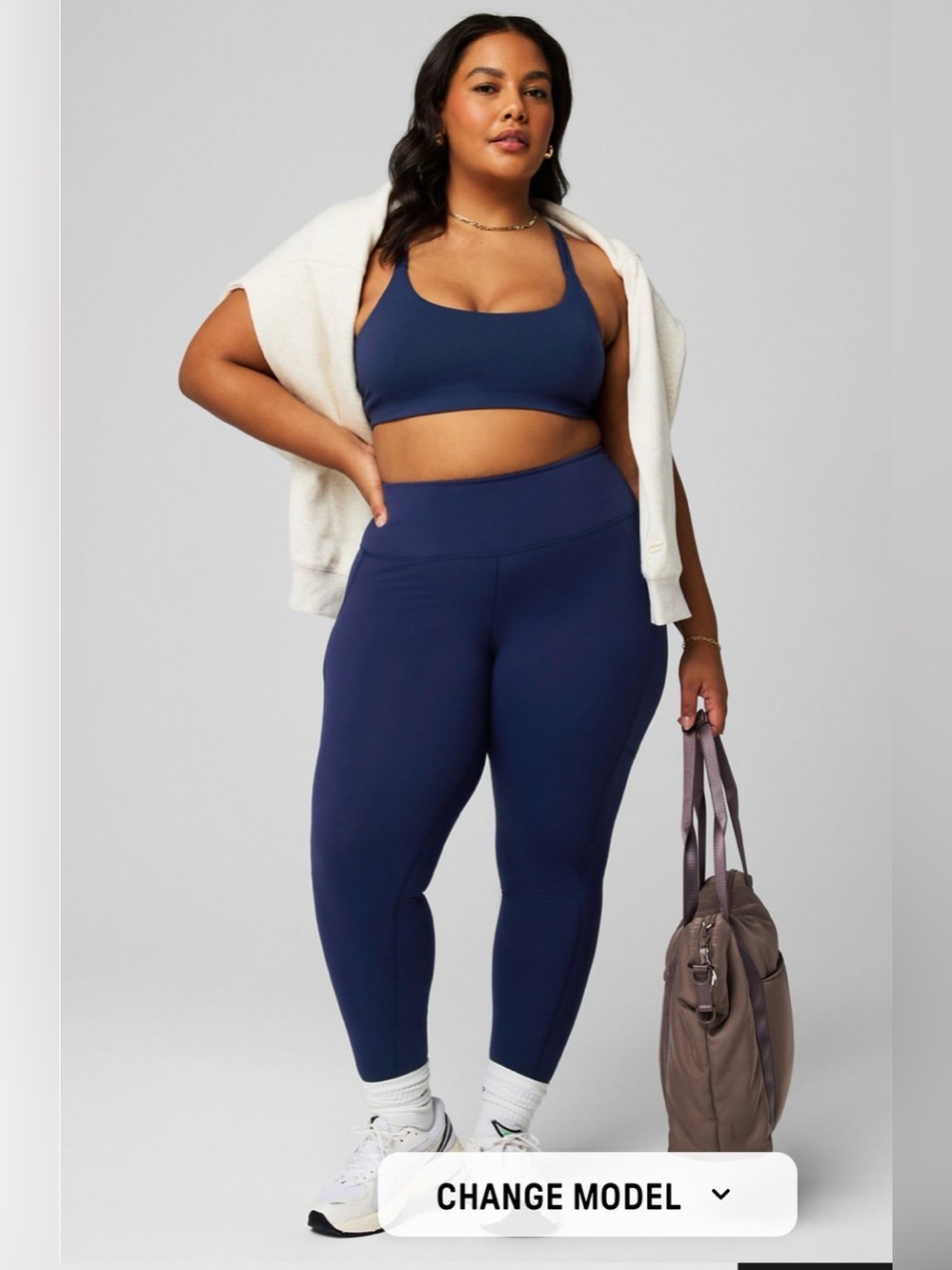 Oasis PureLuxe High-Waisted Legging- Deep Navy